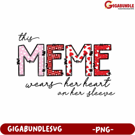 Heartfelt Meme Graphic for Unique Gift Ideas - PNG Format