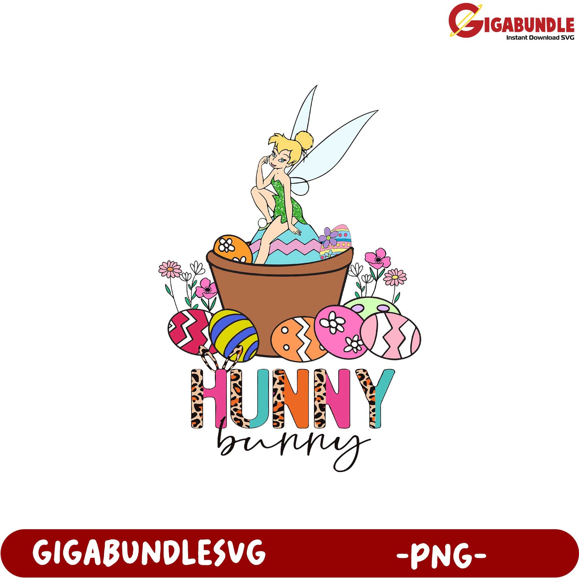 Hunny Bunny PNG Graphic for Easter Celebrations and Crafts