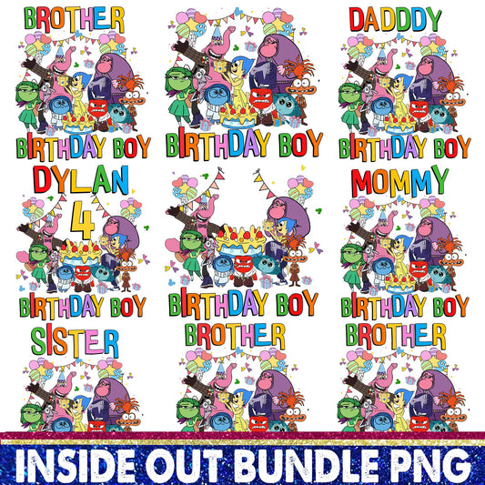 Inside out Bundle Png, Disney Png