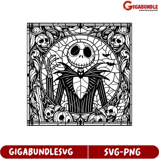 Jack Skellington Halloween SVG Art for Unique Cut Files Crafting