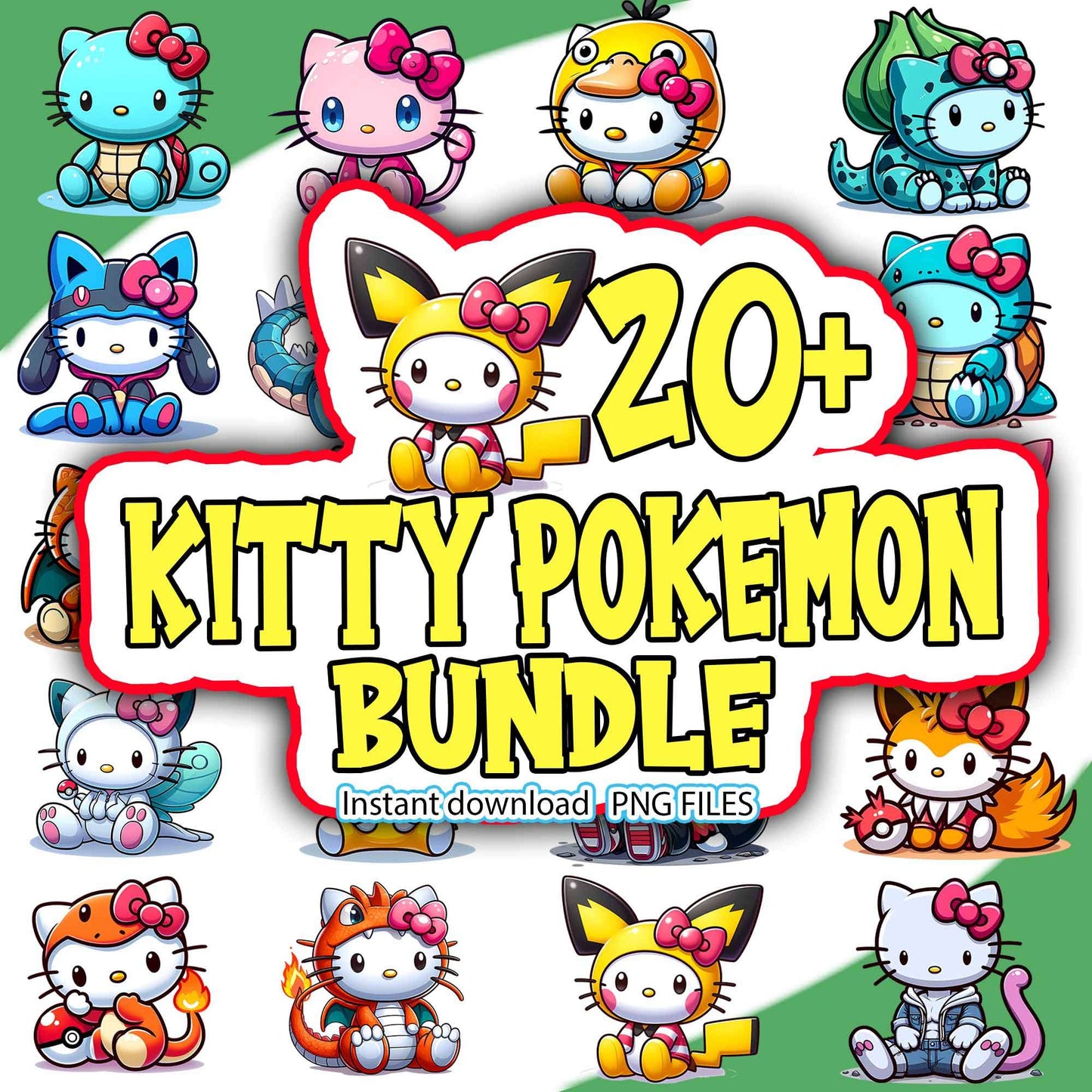 Kitty Pokemon Cat Bundle Png