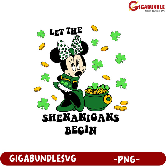 Let the Shenanigans Begin St. Patrick's Day PNG Design