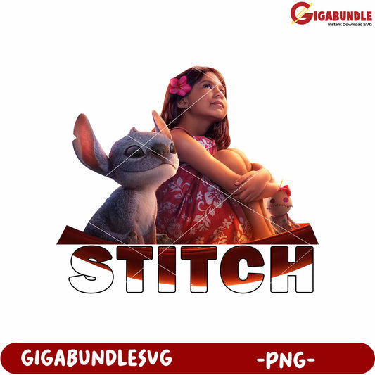 Lilo and stitch real life illustation png, realistic disney characters png, live action stitch png