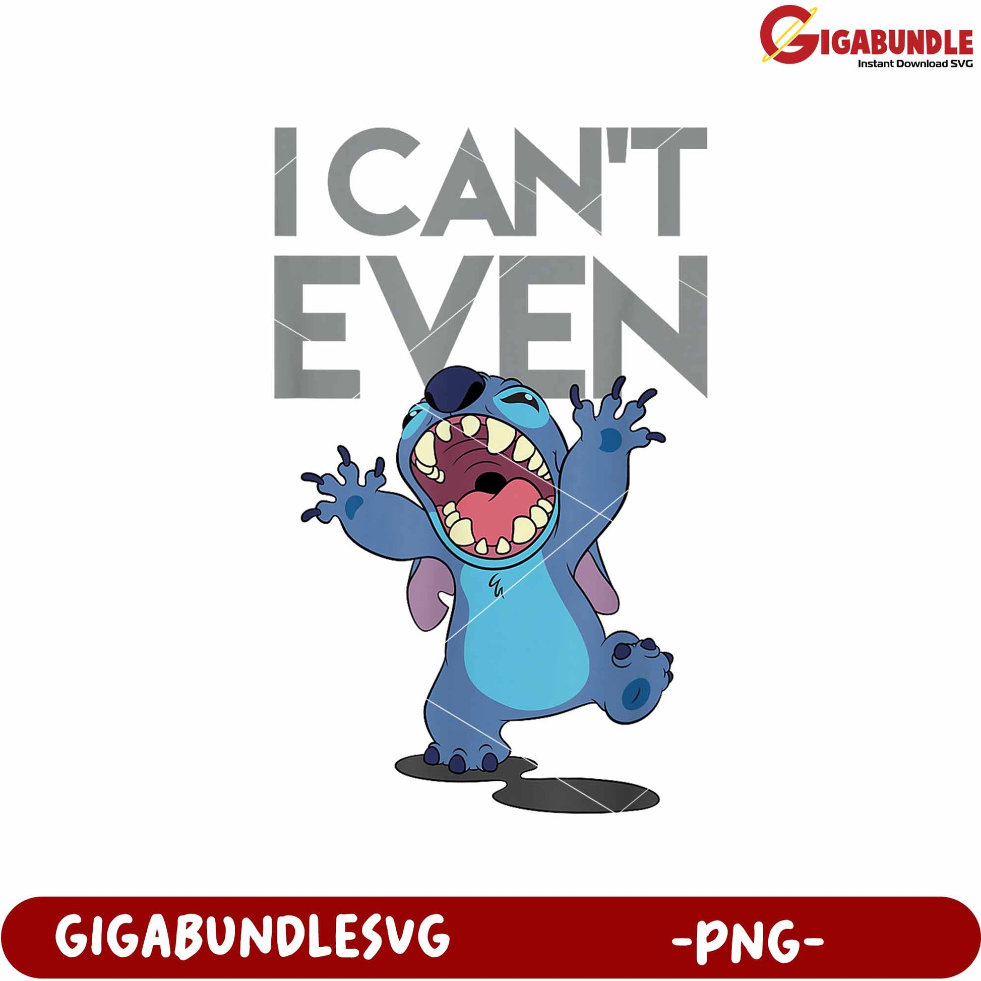 Lilo stitch i cant even png, cute blue alien png, lilo and stitch png