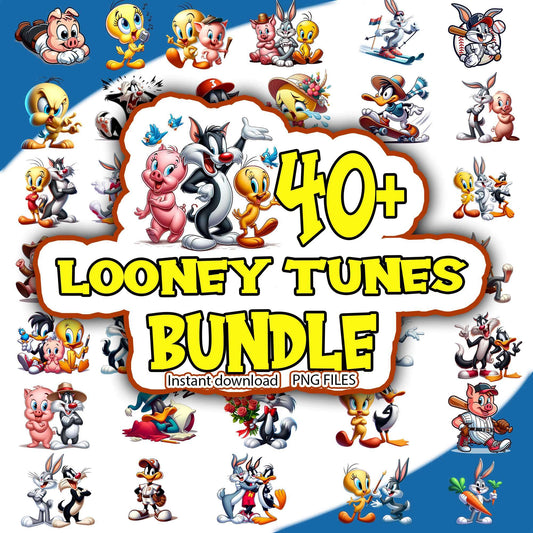Looney Tunes Bundle PNG,  Baby Looney PNG Bugs Bunny PNG