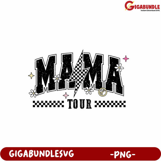MAMA Tour Graphic Design for Apparel and Merchandise PNG Format