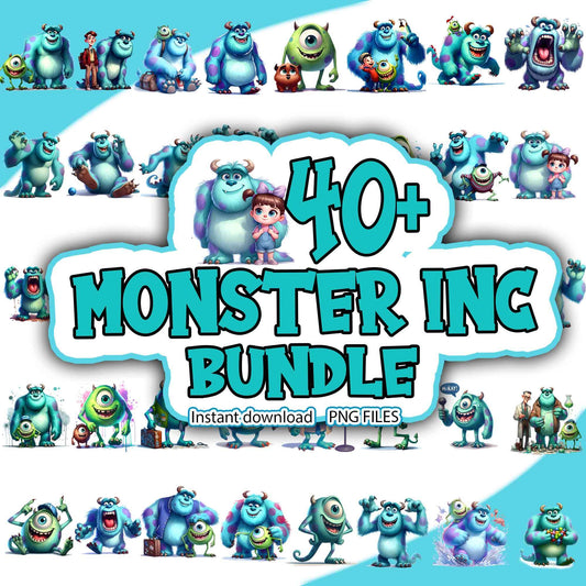 Monster Inc Disney Png- Digital Download