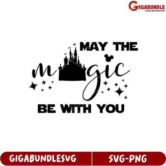 Magic Castle Inspirational Quote SVG Design for Creative Projects