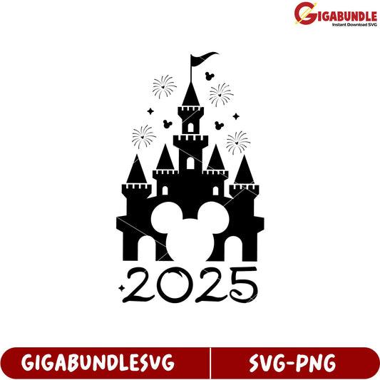 Magical Castle Design 2025 SVG Vector for Creative Projects
