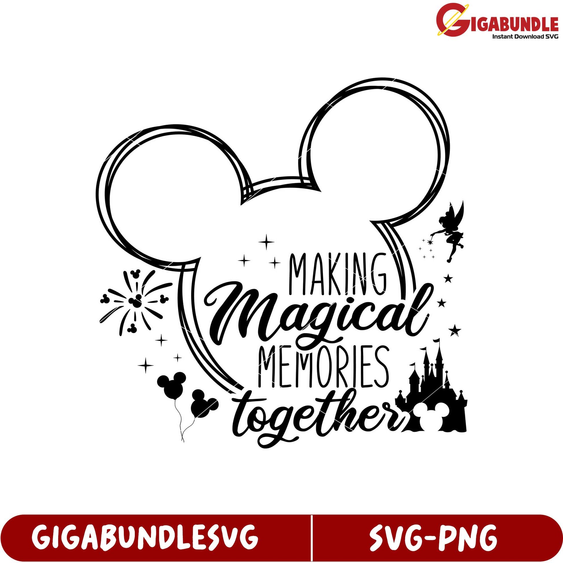 Magical Memories Together SVG Design for Family and Friends Fun