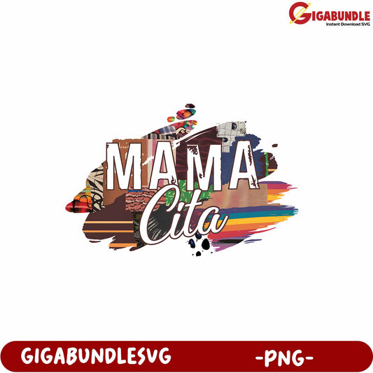 Mama Cita Artistic PNG Design for Creative Projects and Crafts