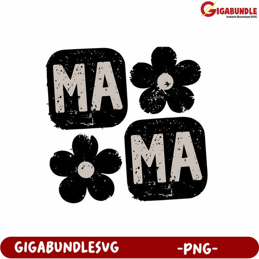 Mama Floral Design PNG for Crafting and DIY Projects Downloads