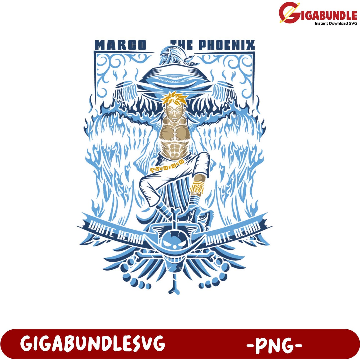 Marco the Phoenix Graphic Design for Creative Projects PNG