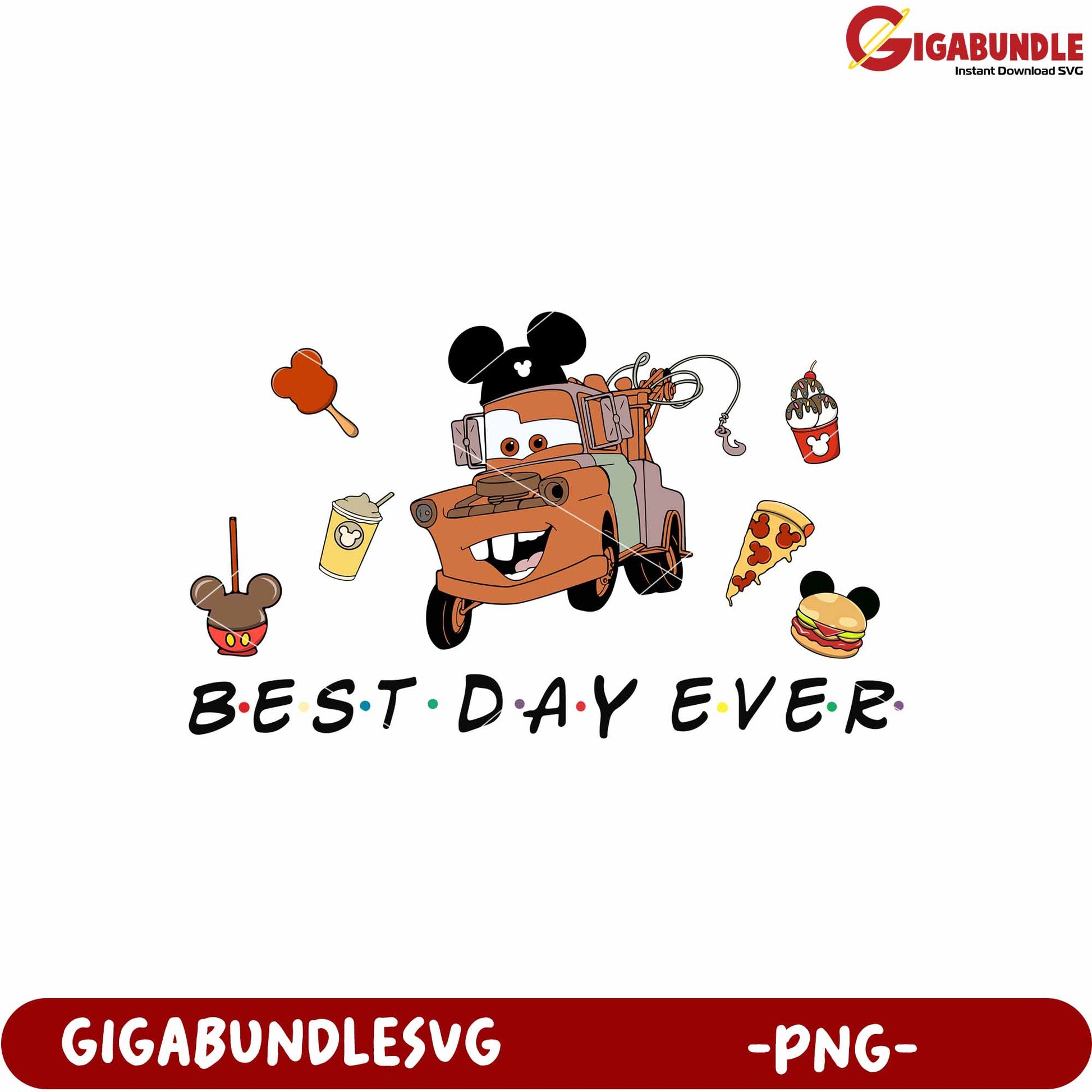 Mater best day ever png, disney cars mater png, mater quote png