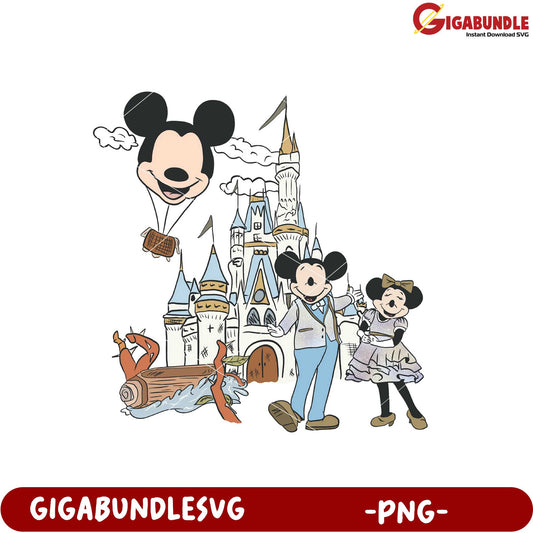Mickey Mouse Castle Adventure Kids PNG Illustration