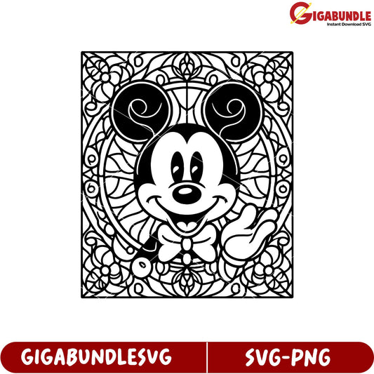 Mickey Mouse SVG Art for Creative Projects and Crafting Fun