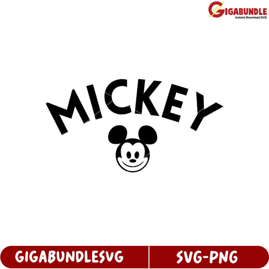 Mickey Mouse SVG Design for Creative Projects and DIY Crafts