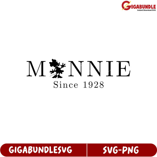 Minnie Classic Design SVG File for Unique Crafts and Personal Projects