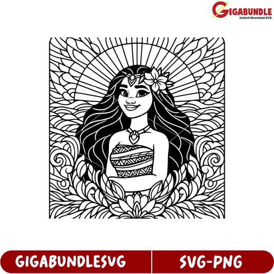 Moana Inspired SVG Design for Creative Projects and Crafts Download