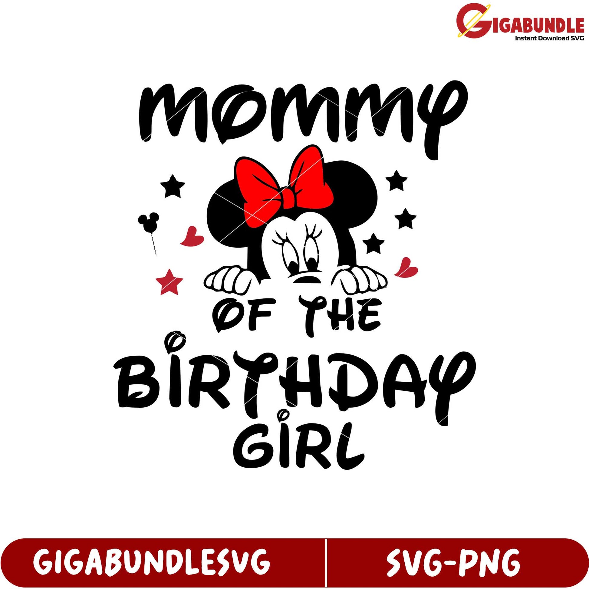 Mommy of the Birthday Girl SVG Design for Fun Celebration Crafts