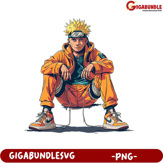 Naruto Character Illustration PNG Art for Fans and Collectors