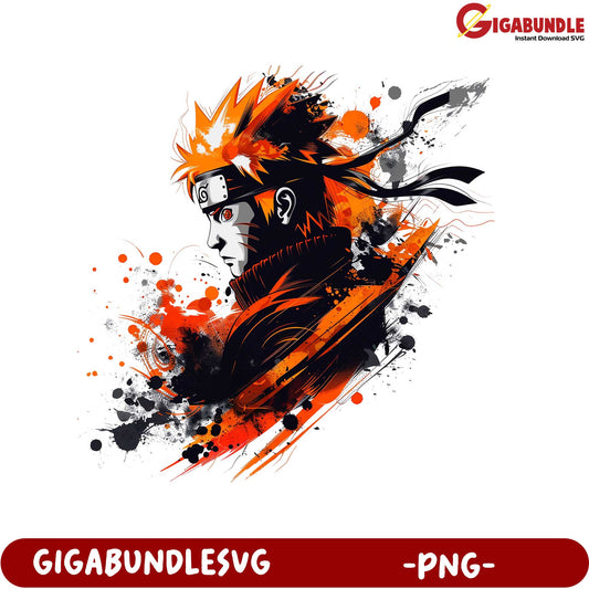 Naruto Character Illustration in PNG Format for Download