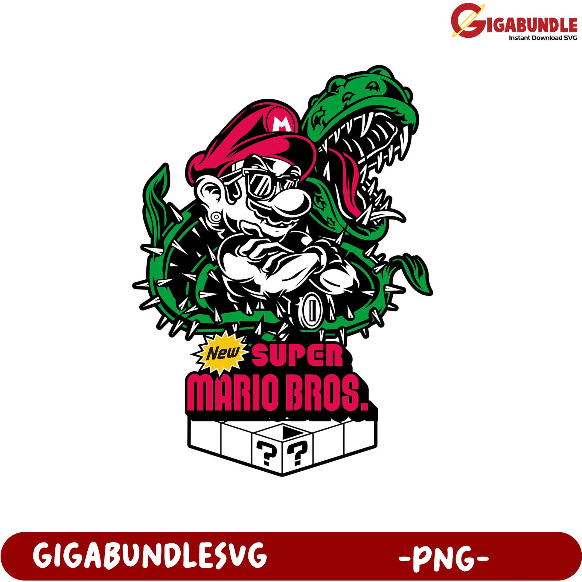 New Super Mario Bros PNG Product featuring Iconic Character Design