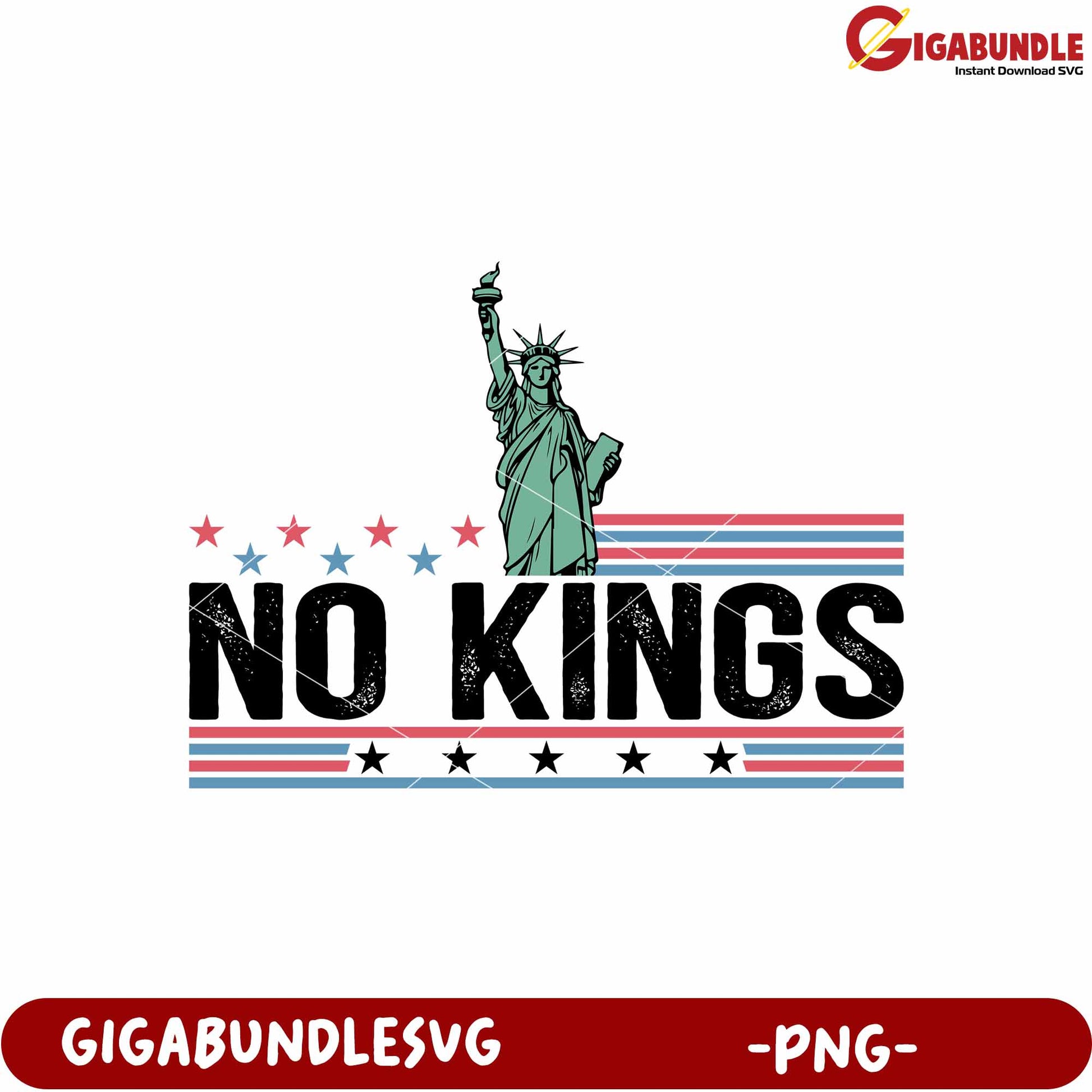 No kings black design png, black graphic png, bold typography png