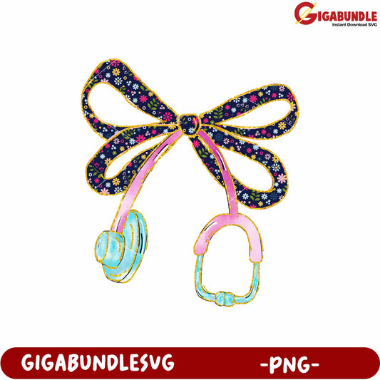 Nurse and the bow tie png, medical professional png, healthcare worker png