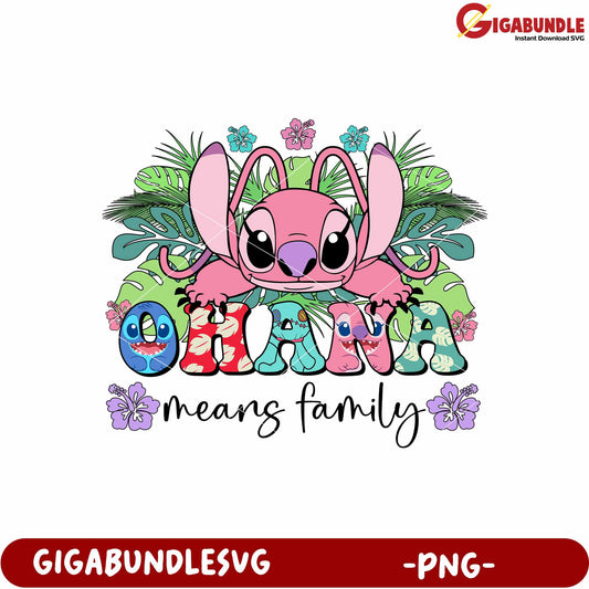 Ohana means family angel png, lilo and stitch quote png, disney cartoon png
