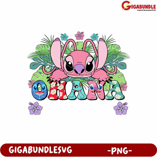 Ohana means family angel png, lilo and stitch quote png, disney family quote png
