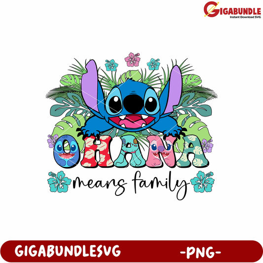 Ohana means family png, lilo and stitch quote png, disney cartoons png