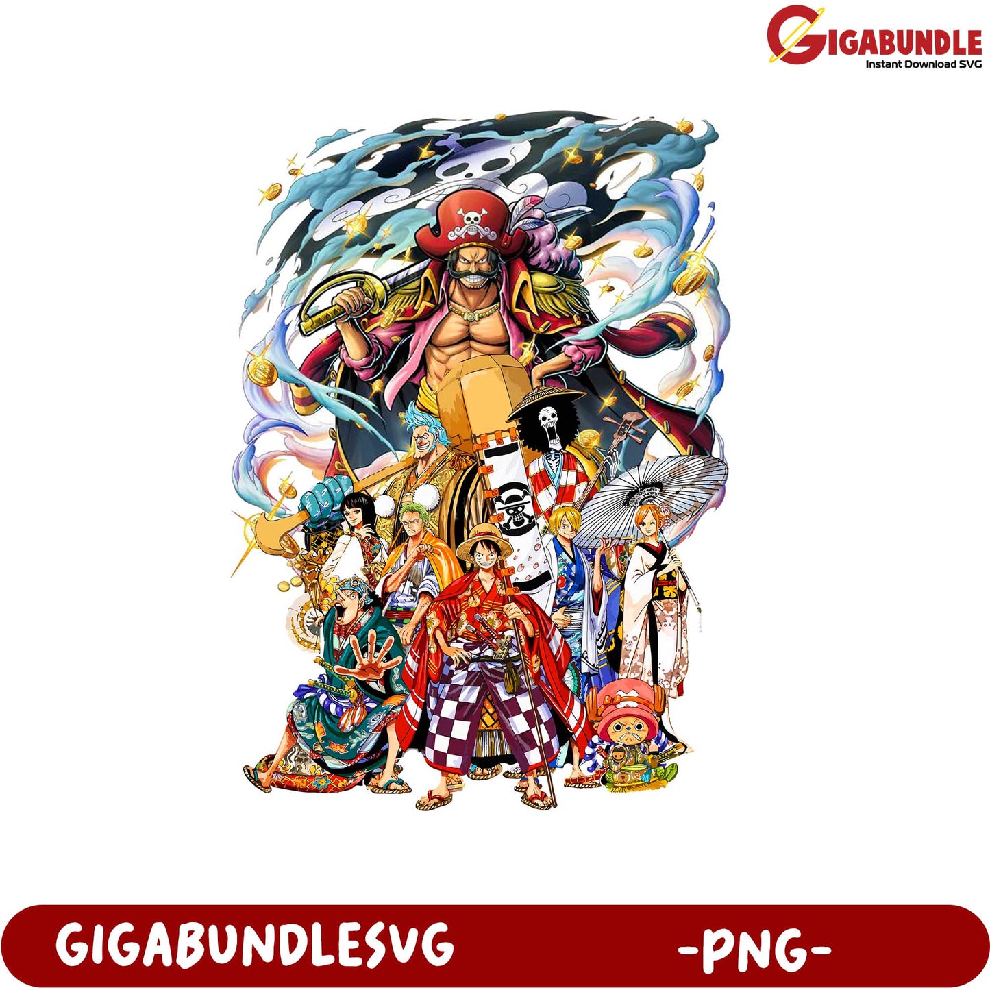 One Piece Character Collection PNG Art for Fans and Collectors