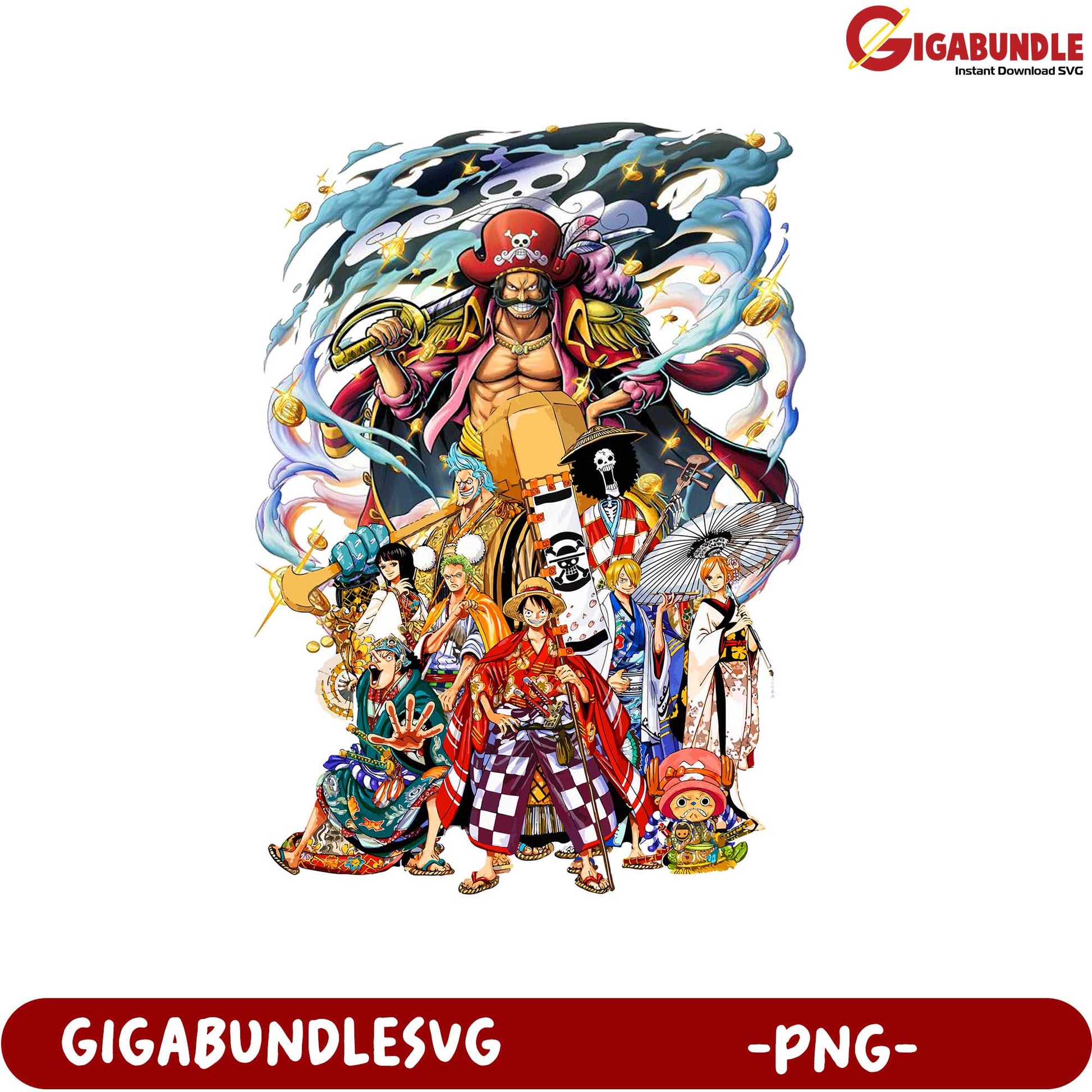 One Piece Character Collection PNG Art for Fans and Collectors