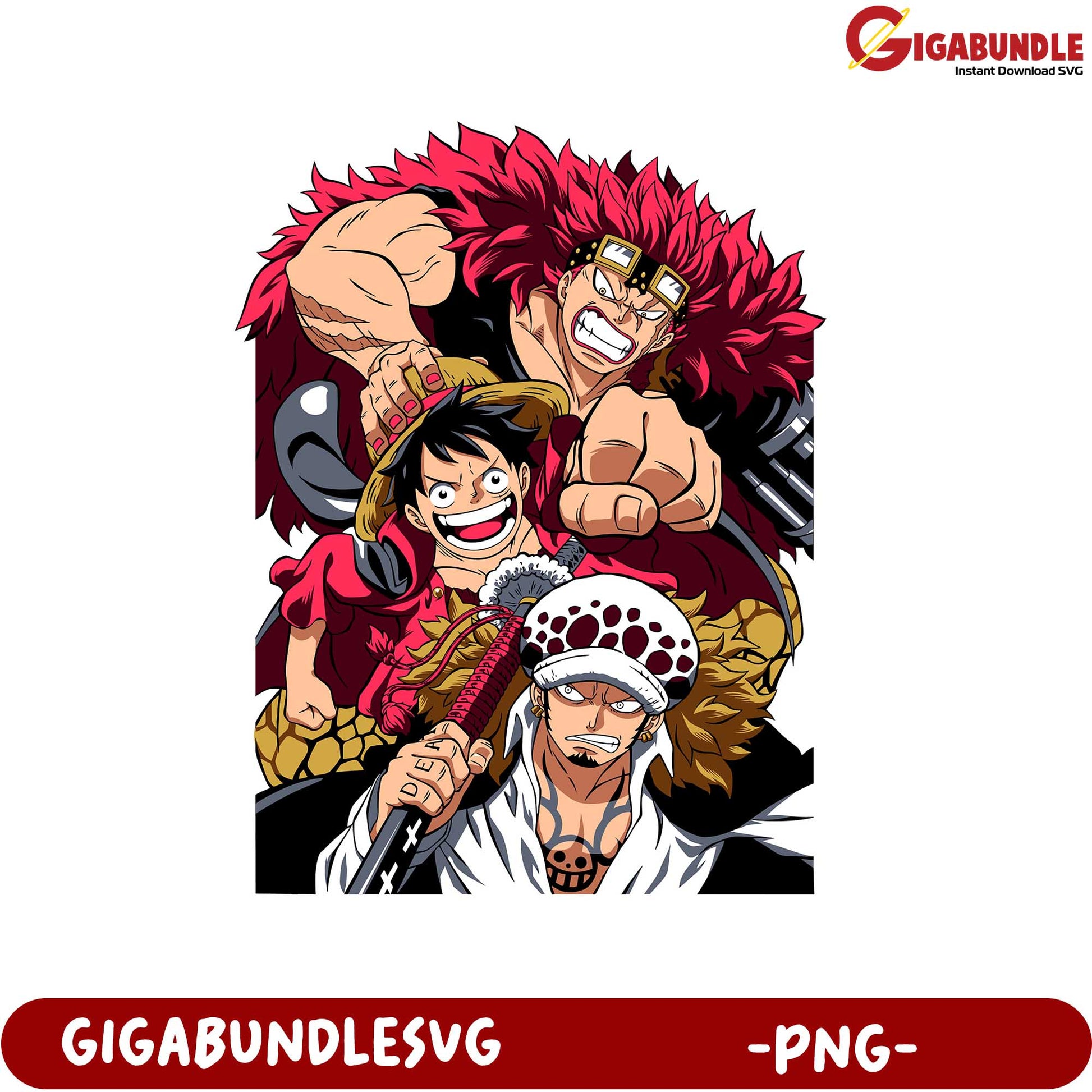 One Piece Characters PNG Artwork for Fans and Collectors