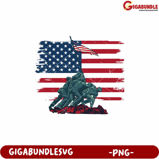 One nation under god black design png, patriotic quote png