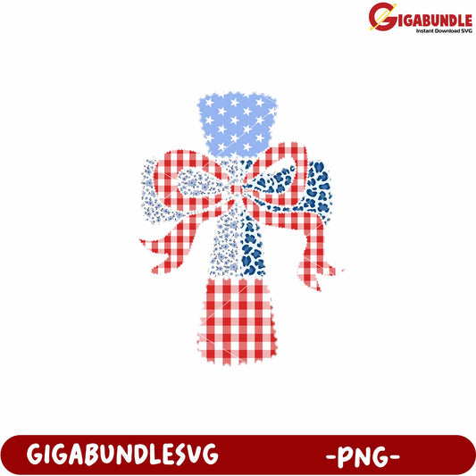 One nation with american cross png, american cross png, patriotic cross design png