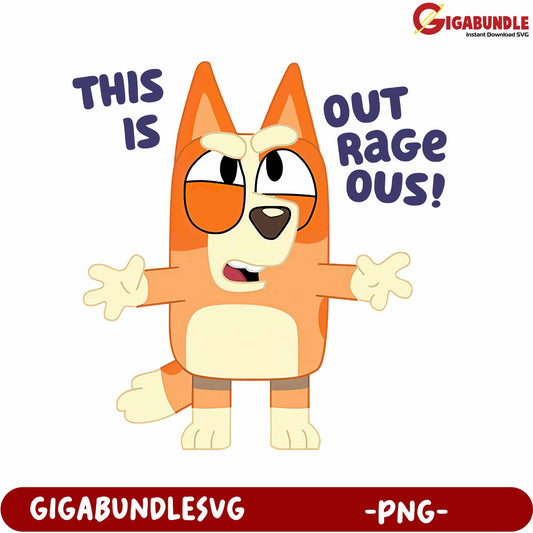 Outrageous Cartoon Character PNG for Fun Creative Projects