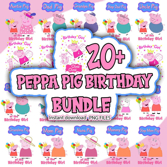 Peppa Pig Birthday Bundle Png