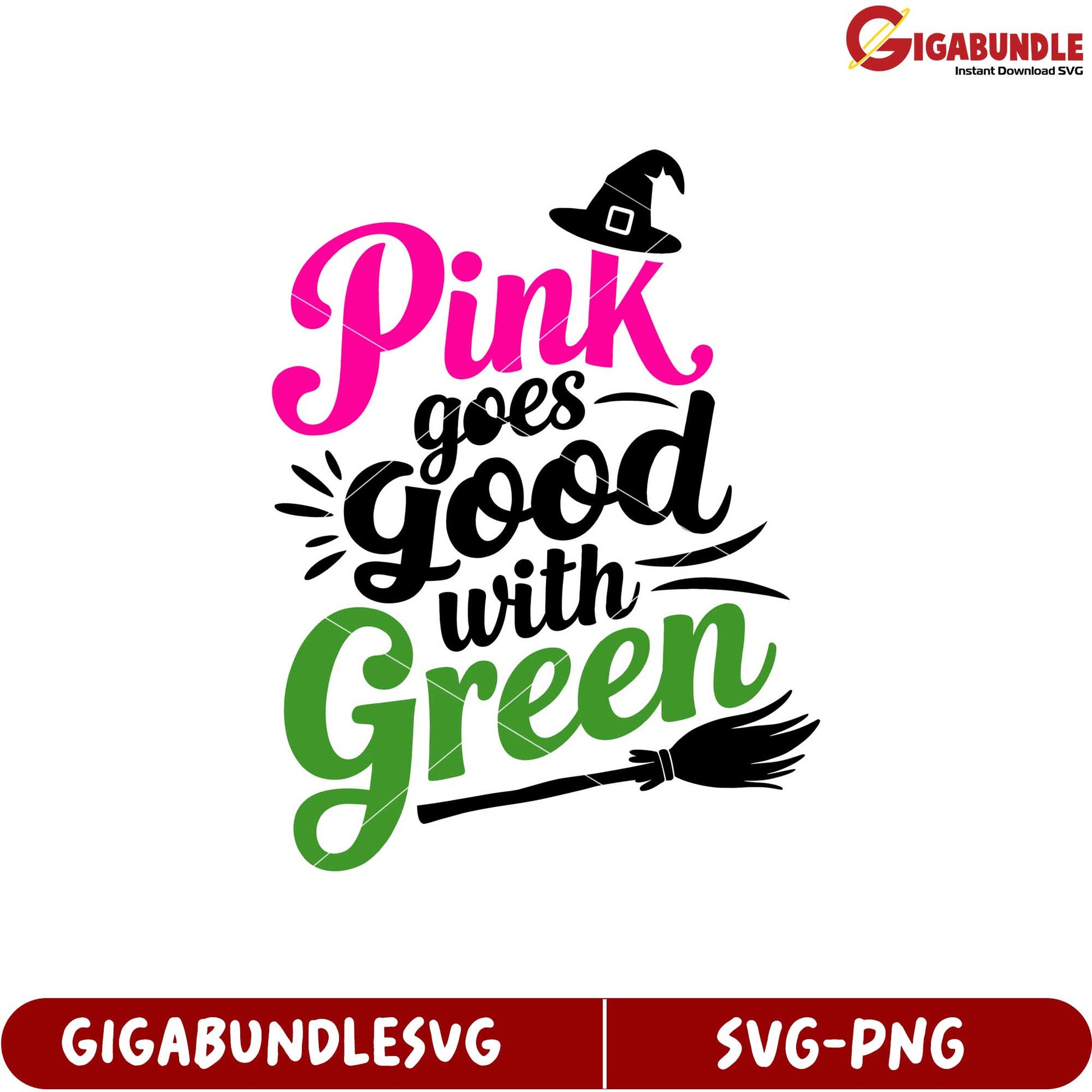 Pink and Green Creative Design SVG for Craft Projects and Decor