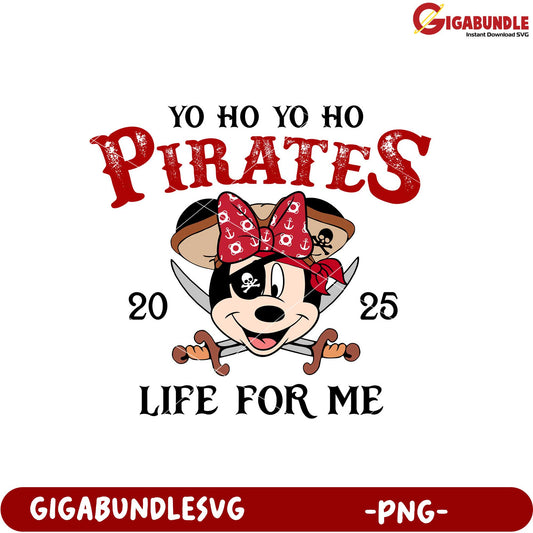 Pirate Theme Fun Design for Kids and Party Decor PNG