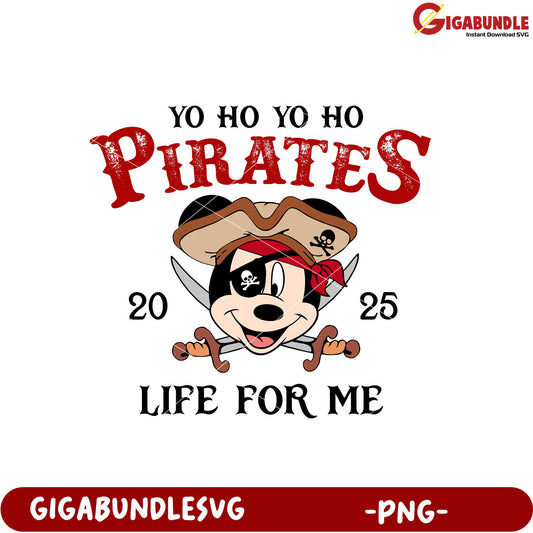 Pirate Themed Design for Celebrating Adventure Life