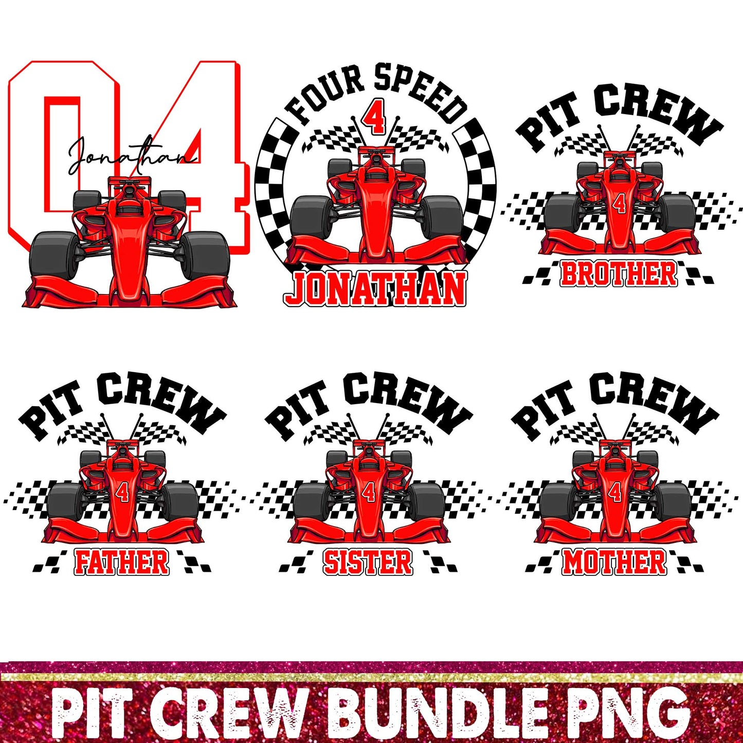 Pit Crew Bundle Png, Cars Lightning McQueen PNG