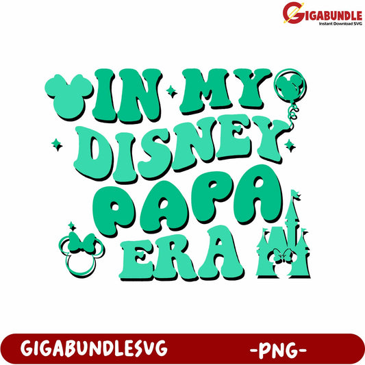 Playful Disney Papa Design for Creative Projects - PNG Format