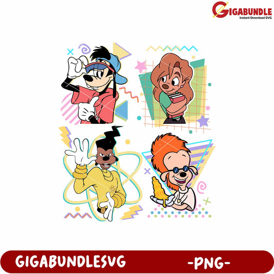 Powerline stand out png,  stand out design png, disney character png