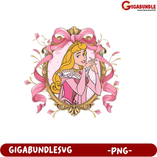 Princess Aurora Art PNG Format for Crafts and Decorations Download
