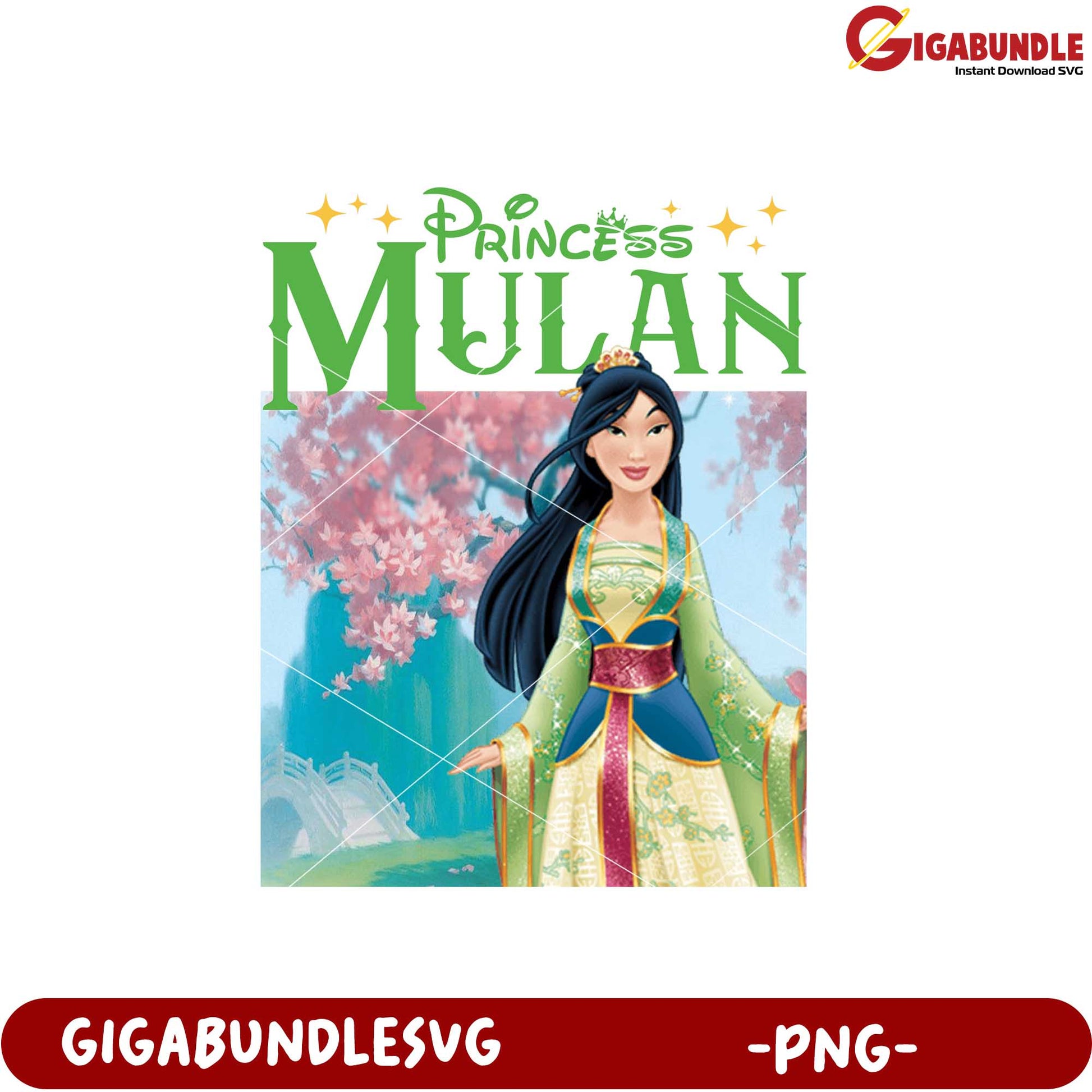 Princess Mulan PNG Graphic for Creative Projects