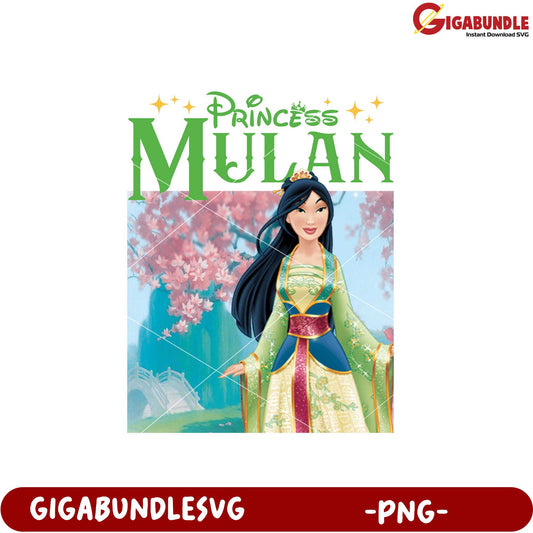Princess Mulan PNG Graphic for Creative Projects