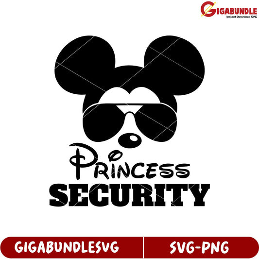 Princess Security SVG Design for Fun Apparel and Accessories Online