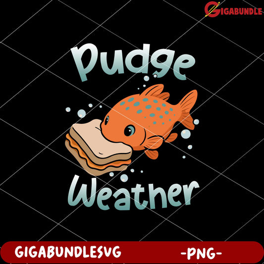 Pudge control the weather png, funny disney stitch png, pudge the fish png